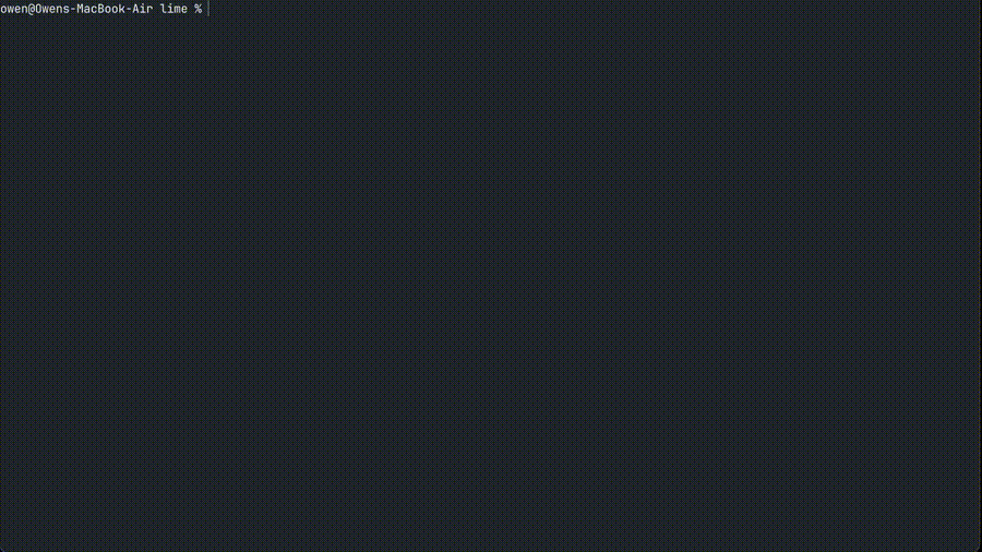 Lime editor preview